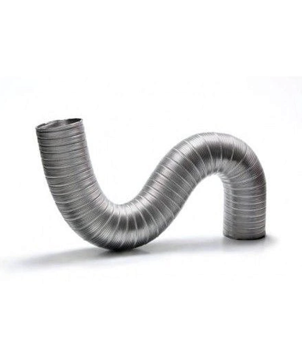 Tubo Duto para Exaustão e Ventilação Indoor - Alumínio Reforçado 1m