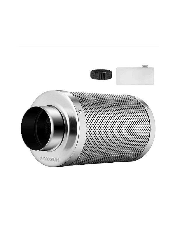 Filtro de Carvão Vivosun Premium - [100mm a 200mm] Alta Vazão