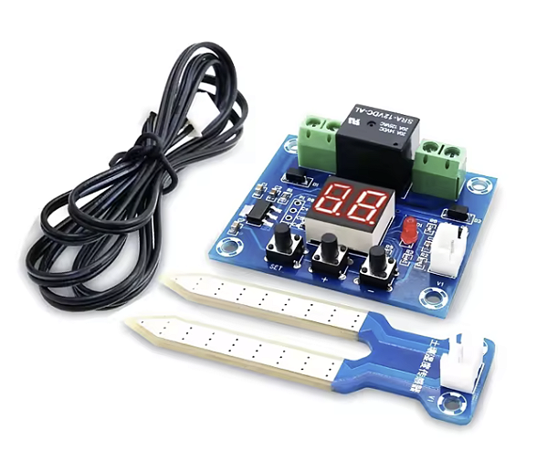 Controlador de Rega Automática com Sensor de Umidade Solo XH-M214 (12V)