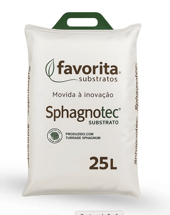 Turfa Pura Inerte de Sphagnum - 25 Litros
