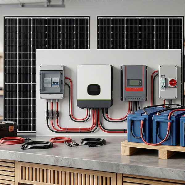 Kit Energia Solar Off-Grid - Dimensionamento Personalizado