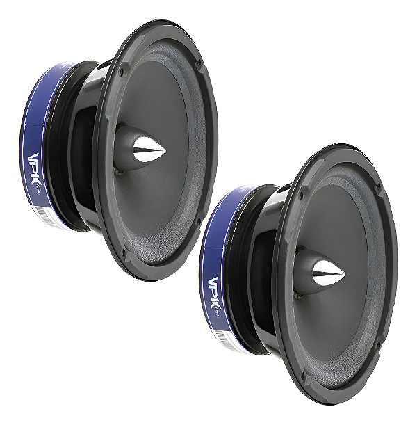 PAR ALTO FALANTE PORTA QVS 6 POLEGADAS 300W RMS TRIAXIAL VPK