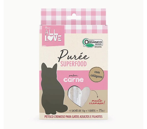 All Love GATOS| Purée Superfood Carne 75g