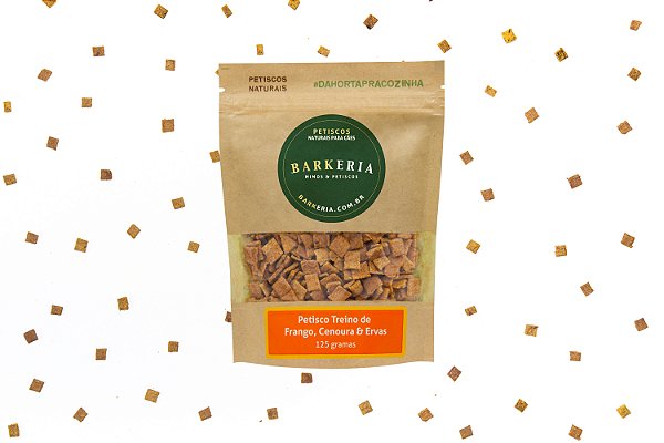 Petisco Treino®️ de Frango, Cenoura e Ervas