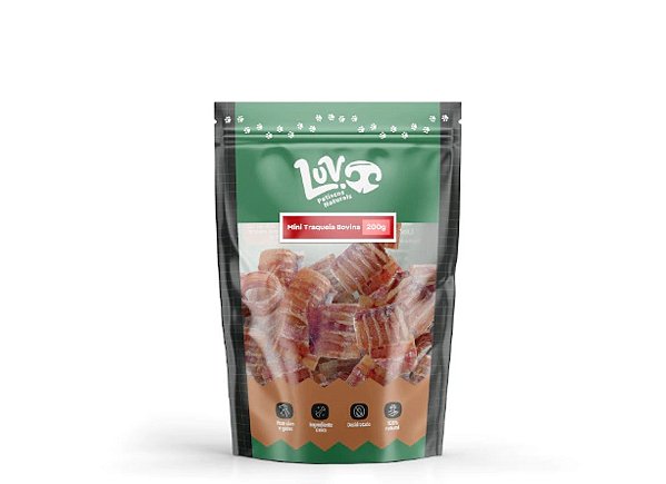 Mini Traqueia Bovina 200g