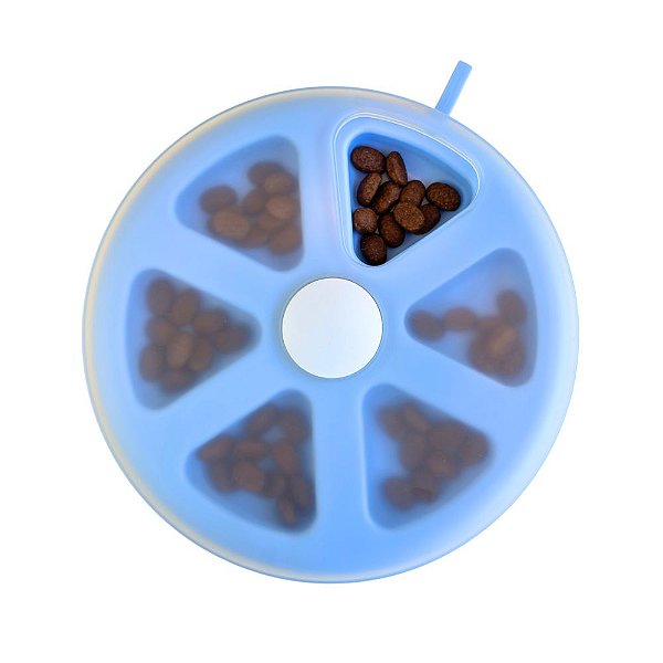 Carrossel Tabuleiro Interativo e Comedouro Lento