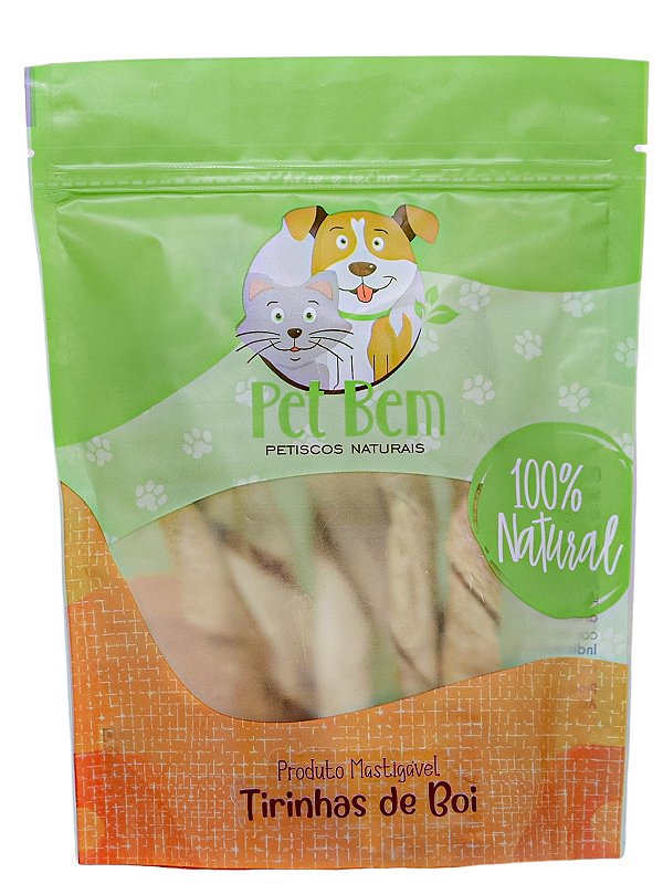 Tirinhas de Boi 100g - PET BEM