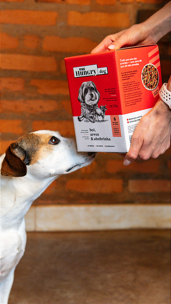 Alimentação Natural THD - SACHÊ 200G - Boi, Arroz & Abobrinha