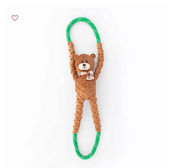 Pelúcia Cabo de Guerra BEAR RopeTugz - Zippy Paws