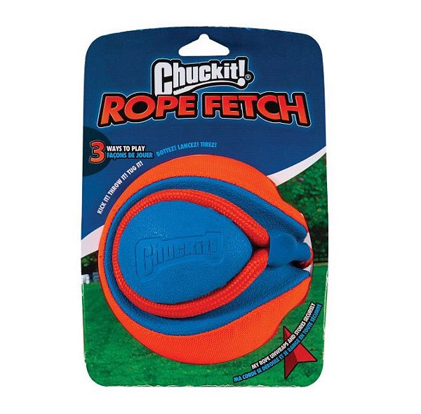 BOLA ROPE Fetch Chuck It Resistente para cães