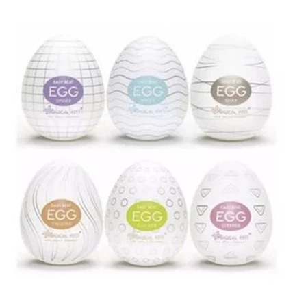 Kit 6 Egg Ovo Masturbador Masculino Diversas Texturas