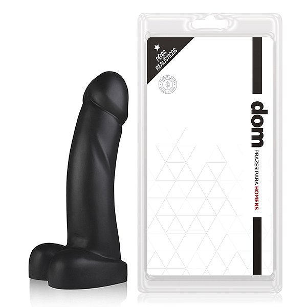 Pênis com Escroto 19X4cm - Dom Prazer para Homens