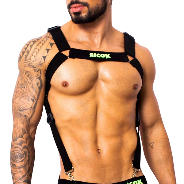 Harness de Elástico com Suspensório Ricok