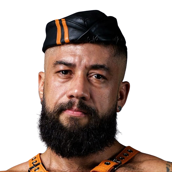 Gorro Bibico Couro Legítimo Mr Leather