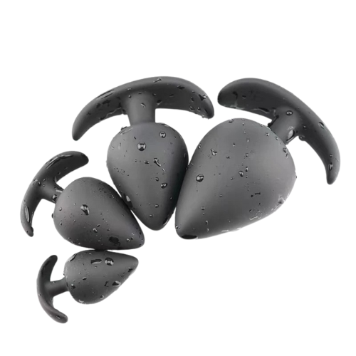 Plug anal de silicone vários tamanhos