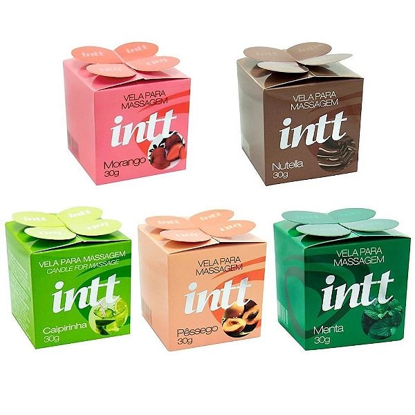 Vela Para Massagem Beijável 40g Intt