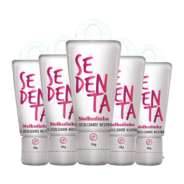 Kit Sedenta Molhada 18g Gel Deslizante Neutro Pepper Blend