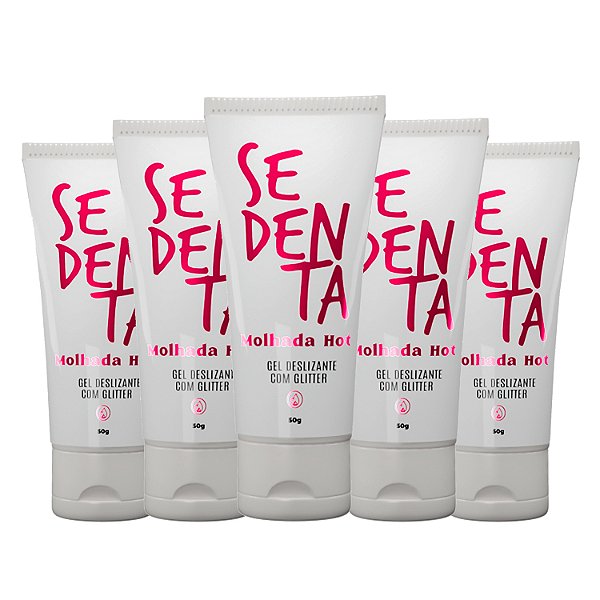 Kit Sedenta Molhada Hot 50g Gel Deslizante Com Glitter Frutas Vermelhas Pepper Blend