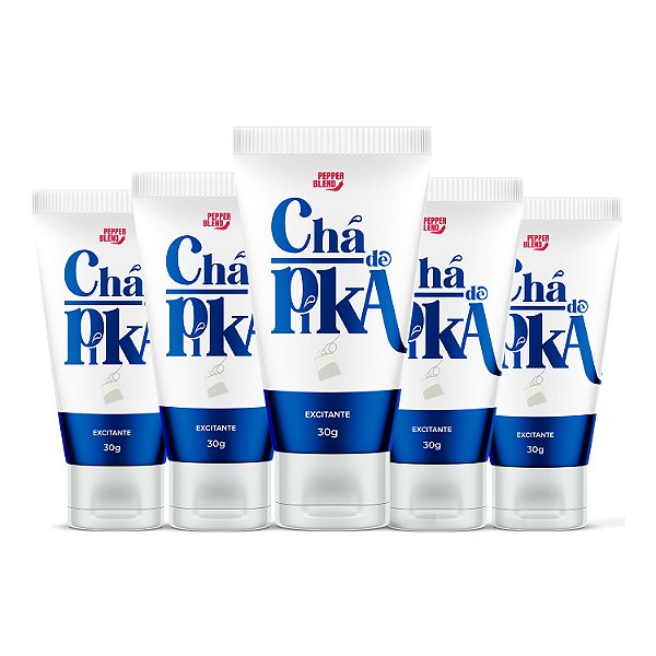 Kit Chá de Pika Gel Prolongador Excitante Masculino Comestível 30g Pepper Blend