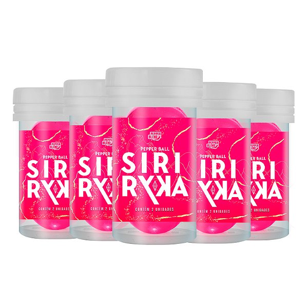 Kit Pepper Ball Siriryca Bolinha Explosiva Esquenta e Gela Pepper Blend