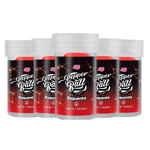Kit Pepper Ball Plus Esquenta 2un Bolinha Explosiva Funcional Pepper Blend