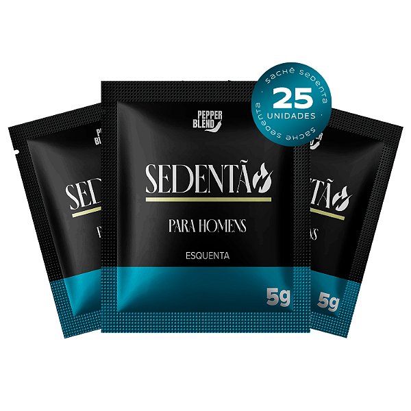 Kit Sachê Sedentão Intensificador Vasodilatador Masculino 5g Pepper Blend