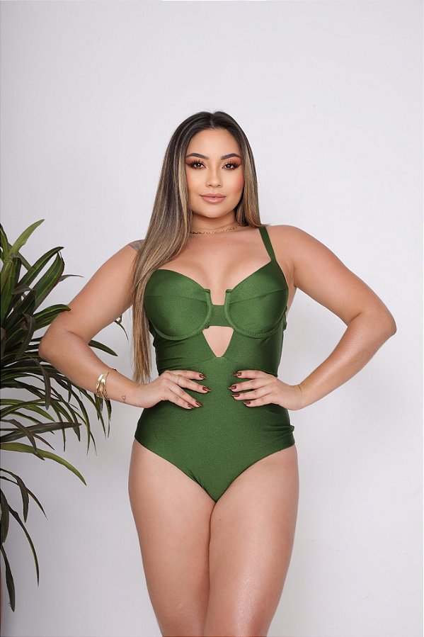 Maiô Maresia Verde Militar