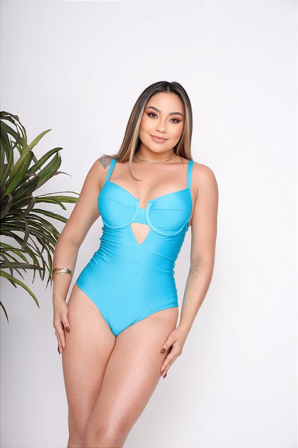 Maiô Maresia Azul