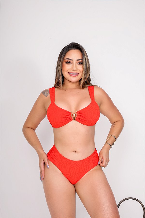 Biquíni Maré Alta Laranja