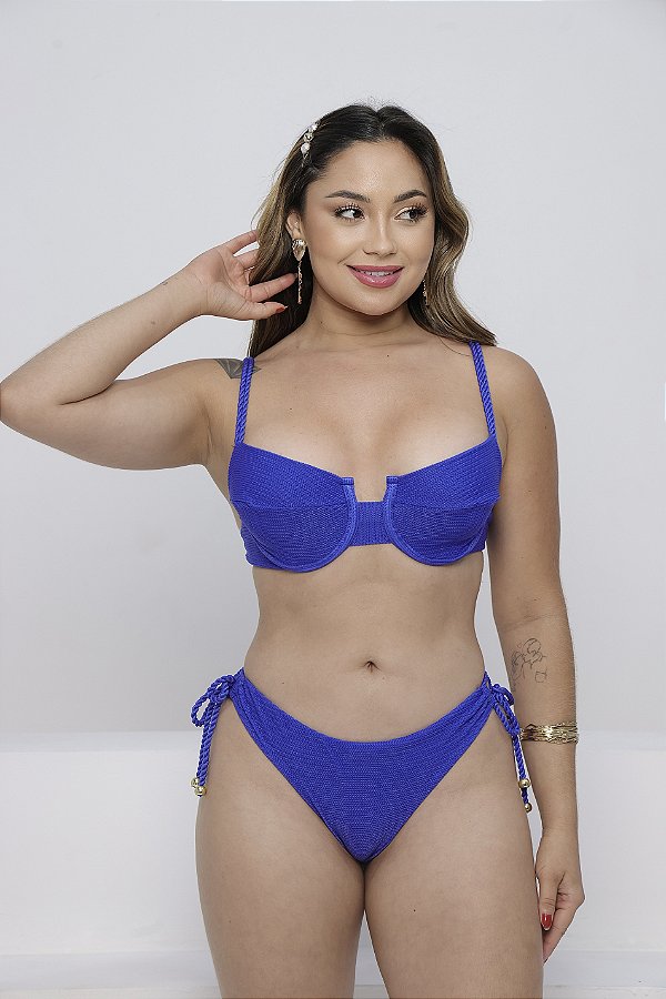 Biquíni Pipa Azul Royal