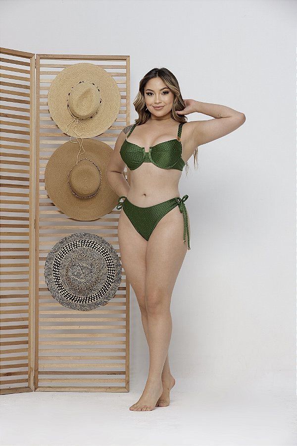 Biquíni Riviera Verde Militar