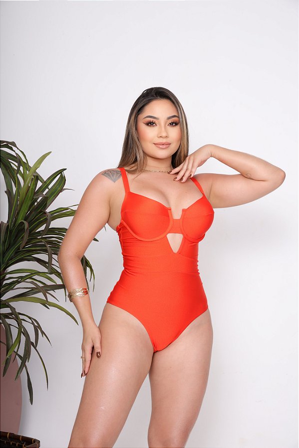 Maiô Maresia Laranja