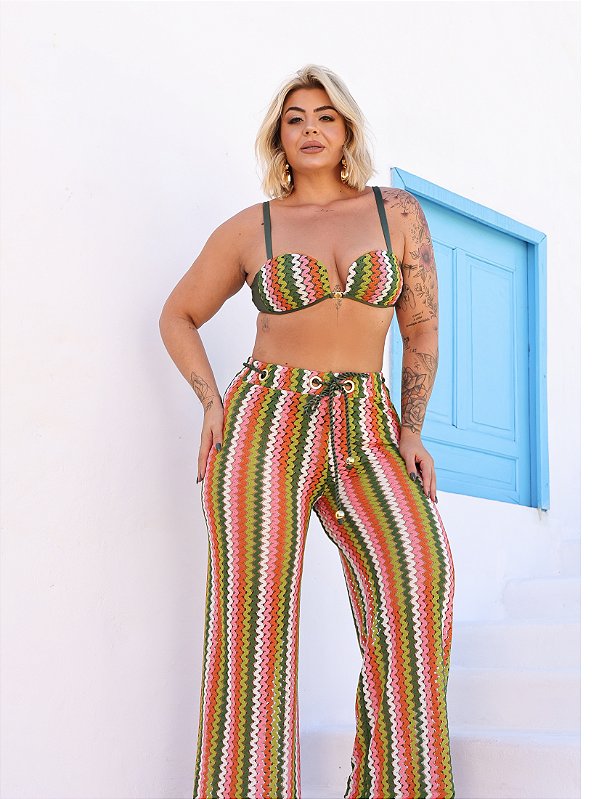 Calça Malibu Verde Militar