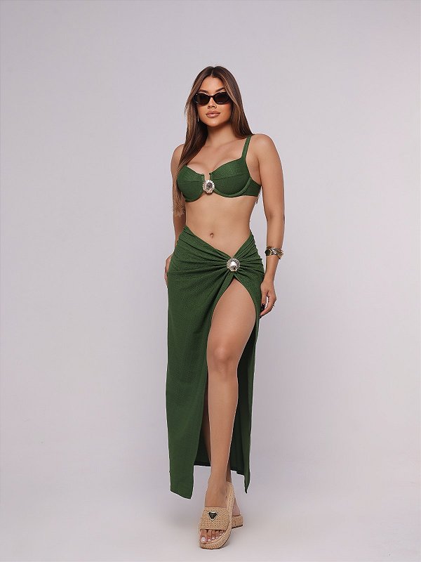 Saia Concha Verde Militar