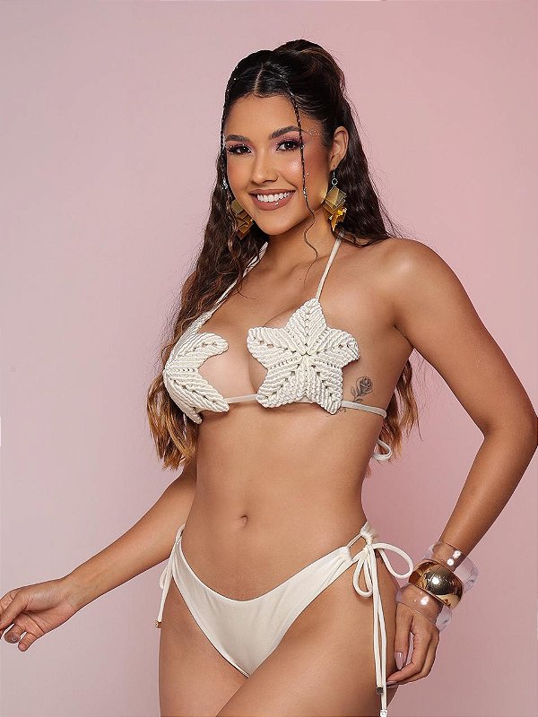 Biquini Strela Off White