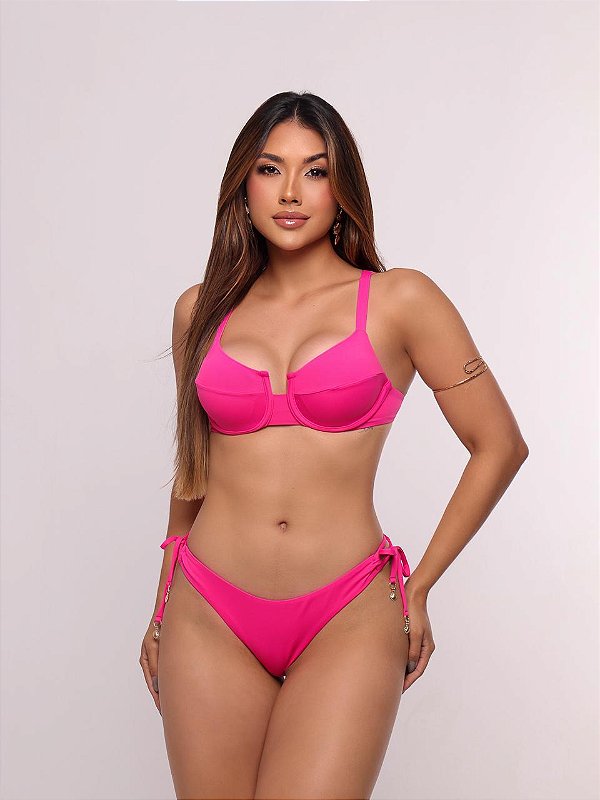 Básico Copacabana Fio Duplo Rosa