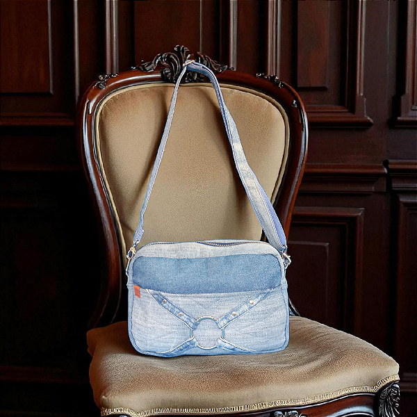 Bolsa X com Argola Níquel