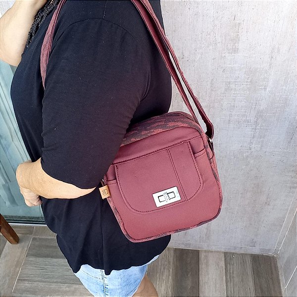 Shoulder Bag  Vinho Níquel