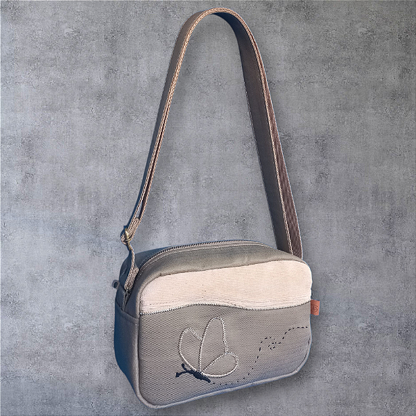 Bolsa Sholder BORBOLETA DOURADA
