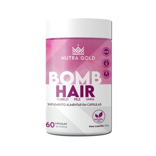 HAIR BOMB NUTRA GOLD 60 CPS
