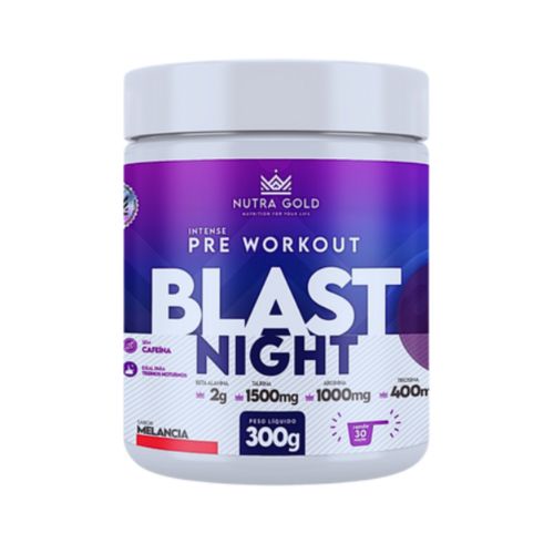 PRÉ TREINO BLAST NIGHT NUTRA GOLD 300G