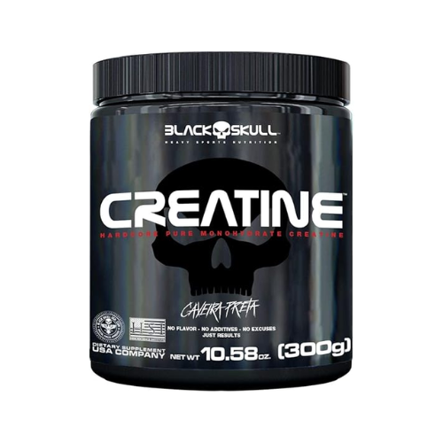 CREATINA PURA BLACK SKULL 300G