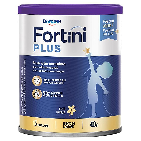 fortini Plus Baunilha pó 400g