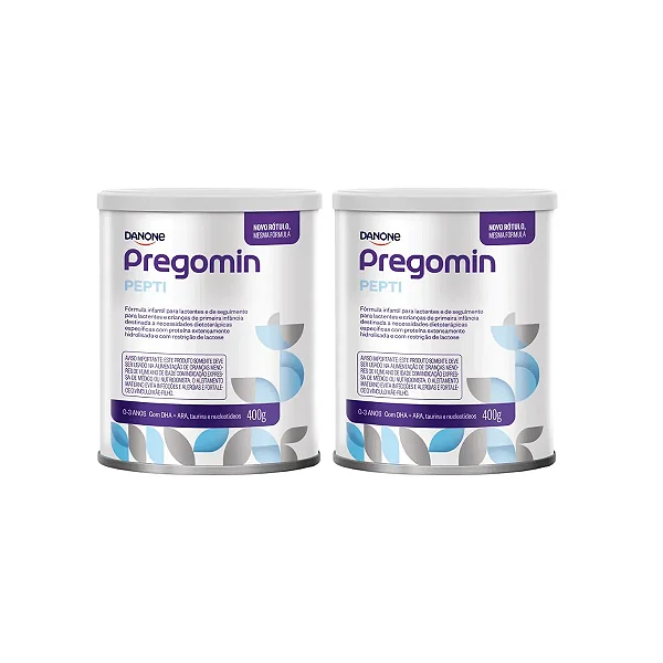 KIT 2 UNIDADES - Fórmula Infantil Pregomin Pepti 400g