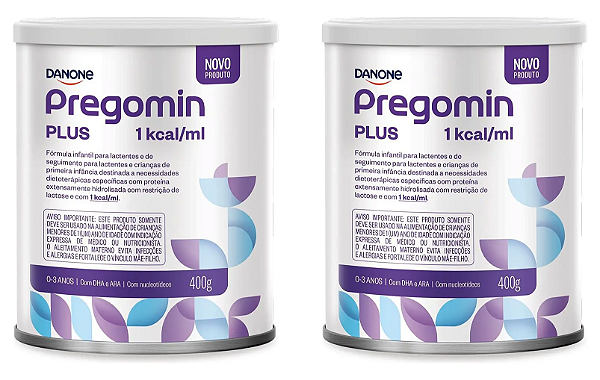 KIT 2 UNIDADES - Fórmula Infantil Pregomin Plus 400G