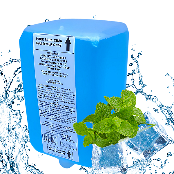 BAG REFIL ENXAGUANTE BUCAL MENTA ICE COM ALCOOL  1,240ML