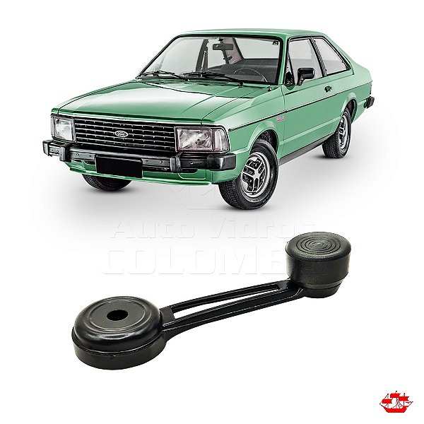 MANIVELA CORCEL II/BELINA/PAMPA/DEL REY/MAVERICK METAL PRETA