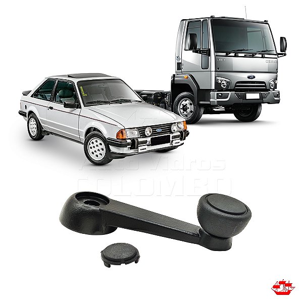 MANIVELA CARGO/ESCORT/F1000 METAL PRETA