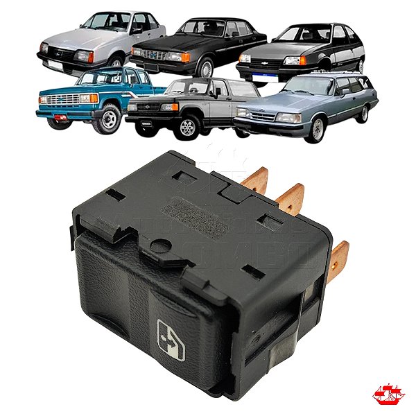 ACIONADOR MONZA/KADETT/OPALA/D10/D20 SIMPLES LED VERDE