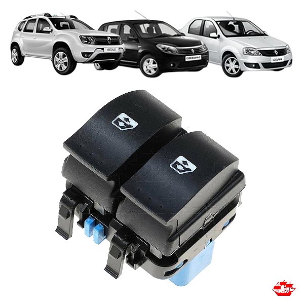 ACIONADOR SANDERO/DUSTER/LOGAN 10..14/MASTER DUPLO FUNDO AZUL